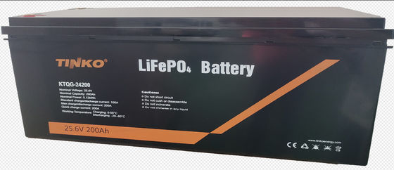 Goede prijs 5.12kwh Hoge energie 24V 200AH Lifepo4 batterij voor zonne-energieopslag online