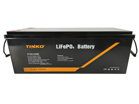 Goede prijs 5.12kwh Hoge energie 24V 200AH Lifepo4 batterij voor zonne-energieopslag online